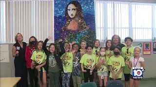 Tropical Elementary's Make Mona Lisa Smile wins Earth Day Art Contest