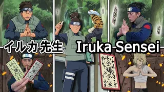 Naruto Shippuden Hand seals Signs / Iruka-sensei Umino / Tag Ninjutsu Kibakufuda Explosive Tag Menma