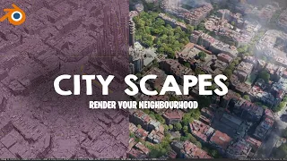 City scapes  large collection of 3d cities for blender