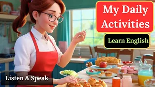 My Daily Activities | How To Learn English |English Listening Skills - Speaking Skill| Daily Routine