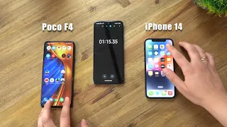 iPhone 14 vs Poco F4 - First SPEED TEST