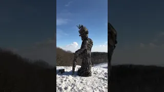 Tree Stilt Walkers - The Cherry Family (winter)