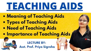 Teaching Aids - Meaning, Need, Types and Importance | Teaching Learning Material (TLM) | B.Ed. Notes