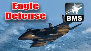 F-15C Defensive Counter Air (DCA) | Multiplayer Mission Osan | BVR Falcon BMS