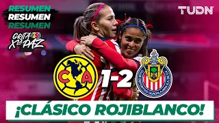 Resumen y goles | América 1-2 Chivas | Grita México Femenil C22 J-10 | TUDN