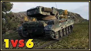 AMX 13 105 - 11 Kills - 1 VS 6 - World of Tanks Gameplay