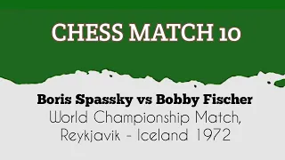 Boris Spassky vs Bobby Fischer 🌏 World Championship Match, Reykjavik - Iceland, 1972 #chess