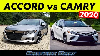 2020 Honda Accord vs 2020 Toyota Camry