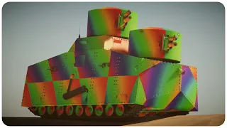 I built an A7V and gave it SUPERFIRING TURRETS | Sprocket