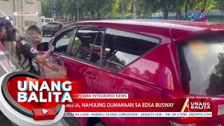 Ilang motorista, nahuling dumaraan sa EDSA busway| UB