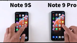 Xiaomi Redmi Note 9S vs Note 9 Pro : Speed Test + Size Comparison + Ram Management