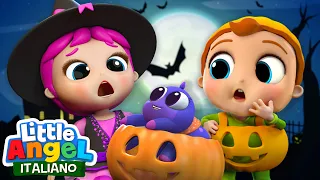 Dolcetto o Scherzetto di Halloween 🎃🍪👻 Cartoni Animati & Canzoni Bambini | Little Angel Italiano