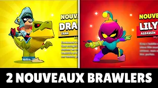 NOUVEAU BRAWLER LÉGENDAIRE DRACO 😱 et LILY Brawl TALK FRANÇAIS 🇫🇷 ( mise à jour brawl stars )