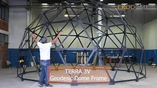 Introducing Ekodome TERRA Frame, 3V Geodesic Dome