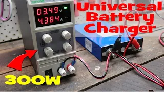 Cheap 300W workbench variable power supply. Can it deliver and charge lithium batteries?