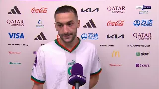 Belgium 0 - 2 Morocco | Hakim Ziyech post-match interview