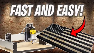 Wooden American Flag Build on a CNC Machine (EASIEST WAY EVER!) Make this distressed flag on a CNC!