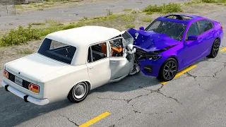 Old Cars vs Modern Cars [Crash Test] - BeamNG.Drive