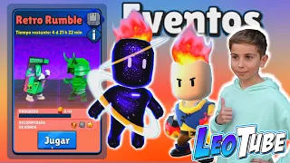 Evento RETRO RUMBLE en LeoTube Stumble Guys