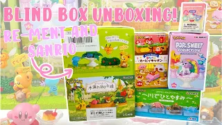 Let's Open 10 Re-ment Blind Boxes from Sugoi Mart! KIRBY, SANRIO, POKEMON | MMM