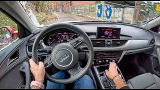 2011 Audi  A6 C7 [2.0 TDI 177HP] |0-100| POV Test Drive #1891 Joe Black