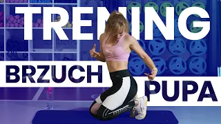 BRZUCH & PUPA - trening na brzuch i pośladki | Codziennie Fit