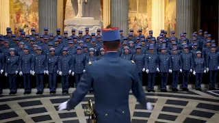 Tribute to Maurice Genevoix by the midshipmen of the Saint-Cyr Military Academy [with subtitles]