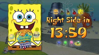 SpongeBob SquarePants: Operation Krabby Patty - Right Side in 13:59 [WR]