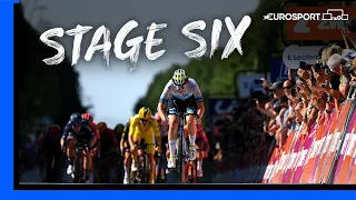 The Peloton Just Can't Catch Up! | Stage 6 Tour de France Femmes Highlights | Eurosport