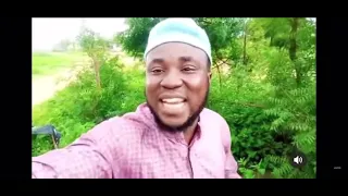 African guy running from a tribe member(with seek chase song)