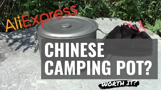 Boundless Voyage 1300 mL Titanium Pot Review | AliExpress Camping Pot