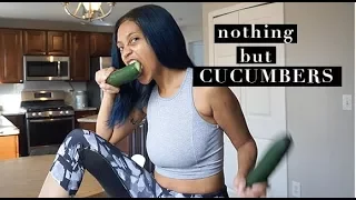 WHAT EATING ONLY CUCUMBERS DID TO ME | detox series