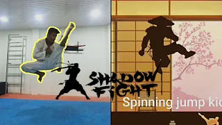 Shadow Fight stunts in real life 😯🔥