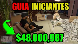 GTA V ONLINE GUIA INICIANTES ATE $48,000,987  MILHÕES COM MUAMBAS!!