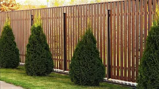 🌺Примеры красивых заборов для садовых участков / Examples of beautiful fences / A - Video