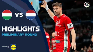 Hungary vs Netherlands | Highlights | Preliminary Round | Men's EHF EURO 2022