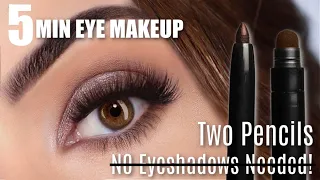 QUICK EASY EYE MAKEUP TUTORIAL |  One Matte and One Metallic | How To Apply Eyeliner