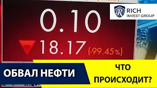 Нефть: Что происходит? / Нефть в минусе? / Прогноз Курса Доллара и Рубля