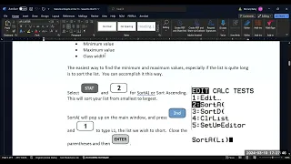 Statistical Graphs in the TI-83/84