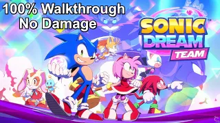 Sonic Dream Team - 100% Full Game Walkthrough (No Damage)