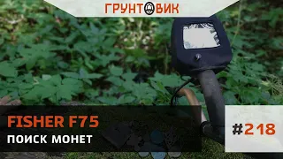 #218 Поиск монет с Fisher F75