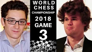 World Chess Championship 2018 - Game 3 Secrets : Fabiano Caruana vs Magnus Carlsen : Next champion?