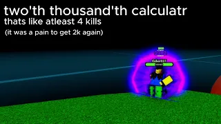 (old) Roblox Killstreak Chaos - 2000 calculator theme