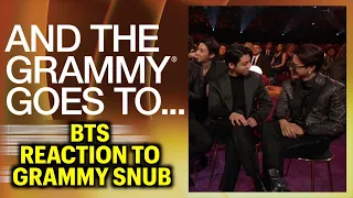 BTS Reaction to Grammys Snub | 방탄소년단 2022