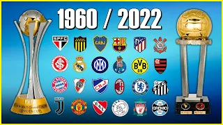 TODOS OS CLUBES CAMPEÕES DO MUNDO ● 1960 - 2022