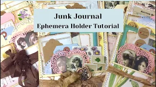 How To Make an Ephemera Holder, Ephemera Pack Tutorial