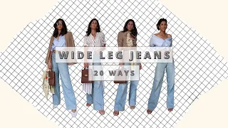 How to Style Wide Leg Jeans for Spring 2022 | 20 Ways to Wear Wide Leg Jeans