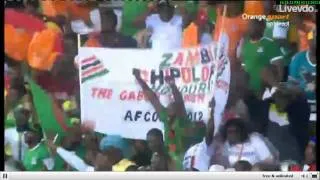 Zambia vs Ivory Coast | (8-7) AFCON Penalty Shoot-Out | 12/02/2012 | Sudden Death!