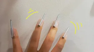 for asmr purposes i taped nails to my hands 🔨 lofi *no talking* (pure tapping & scratching)