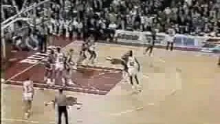 Michael Jordan 1990: 44 points in 3 Quarters vs Warriors